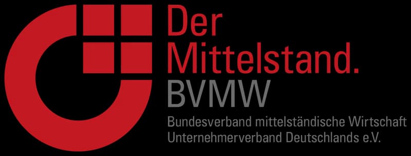 Logo „Der Mittelstand. BVMW — Bundesverband mittelständische Wirtschaft, Unternehmerverband Deutschlands e. V.“